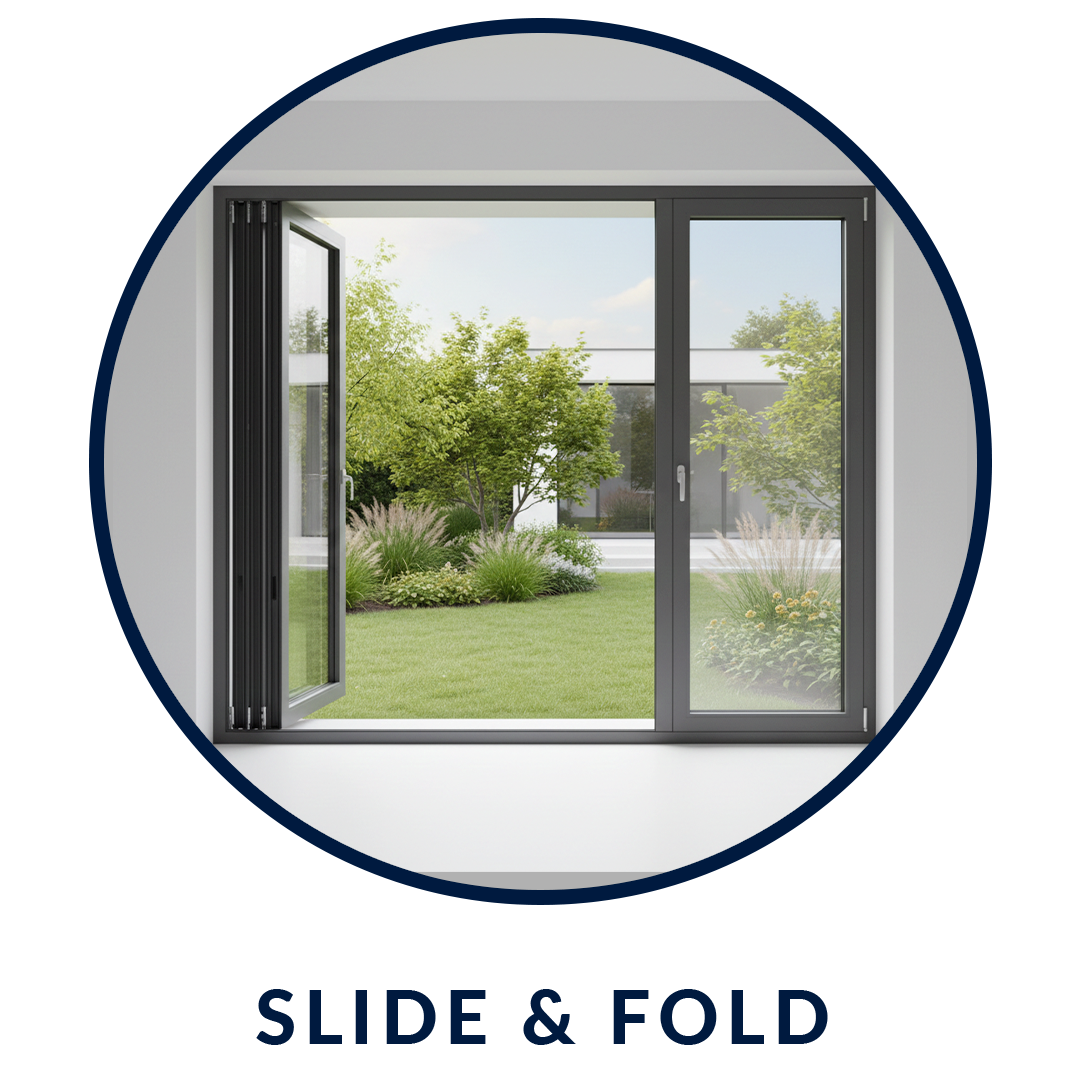 Home slide and fold